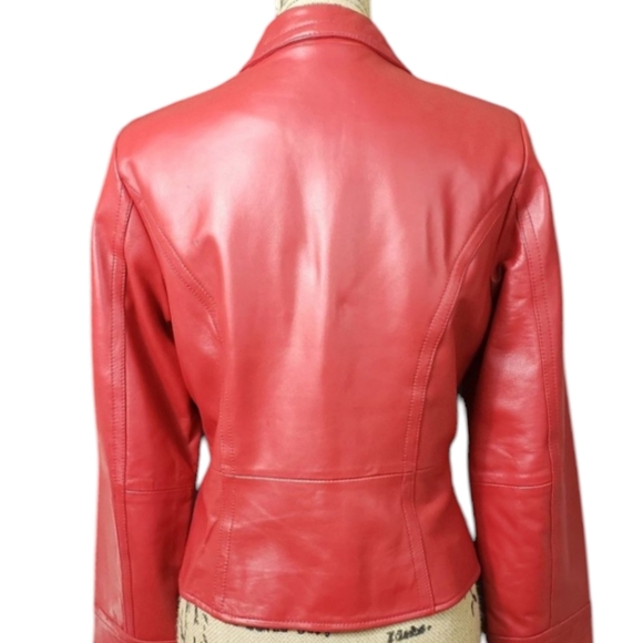 i.e. Red Leather Jacket - Picture 2 of 11